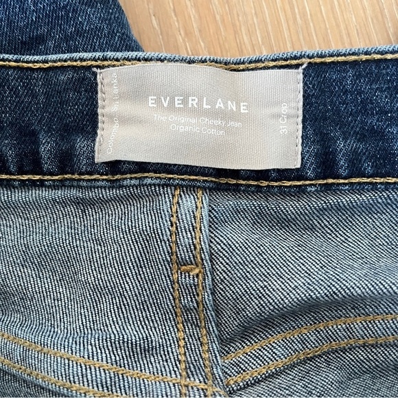 Everlane The Original Checky Jean Sz 31 crop organic cotton *O2 - Picture 5 of 5